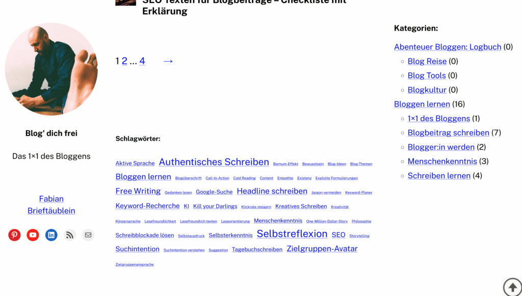 Schlagwörter Wolke