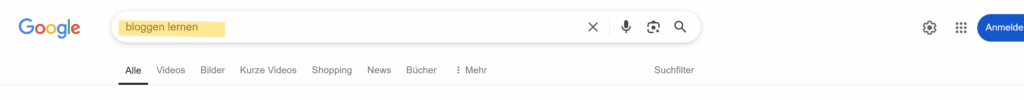 Keyword bloggen lernen