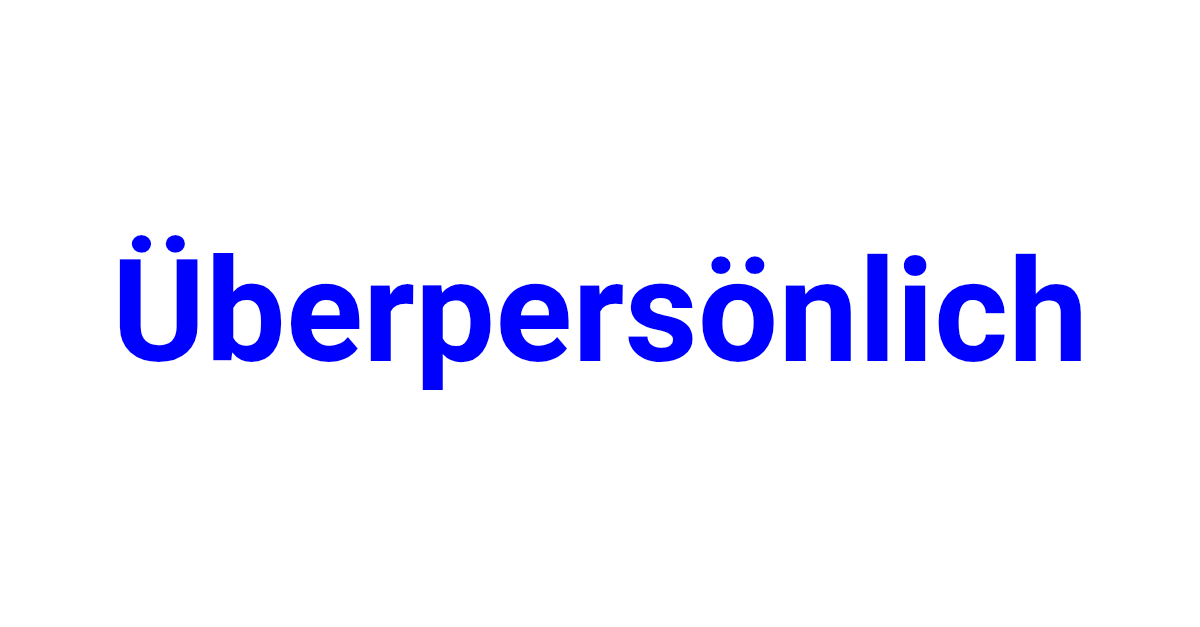 Bloggen ist überpersönlich